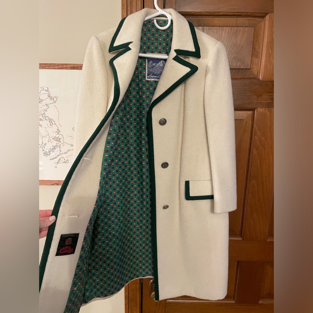 Vintage Austrian Boiled Wool Coat